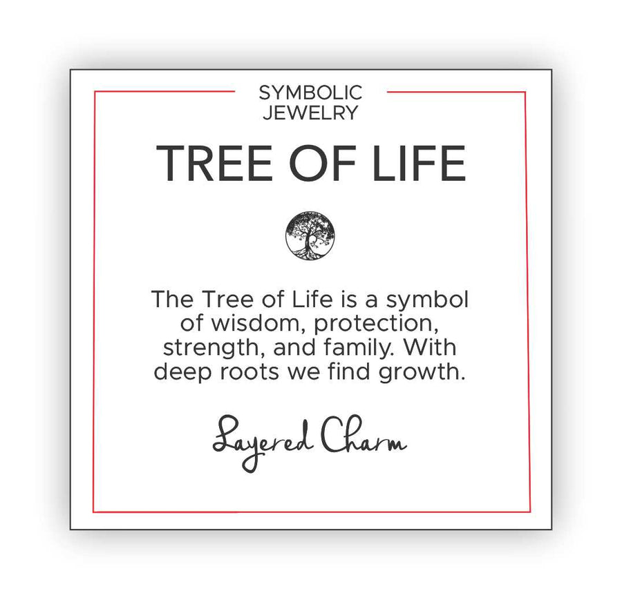 Symbolic Tree of Life Band Ring