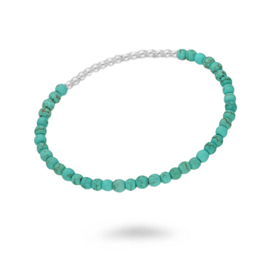 Reconstructed Turquoise Bracelet