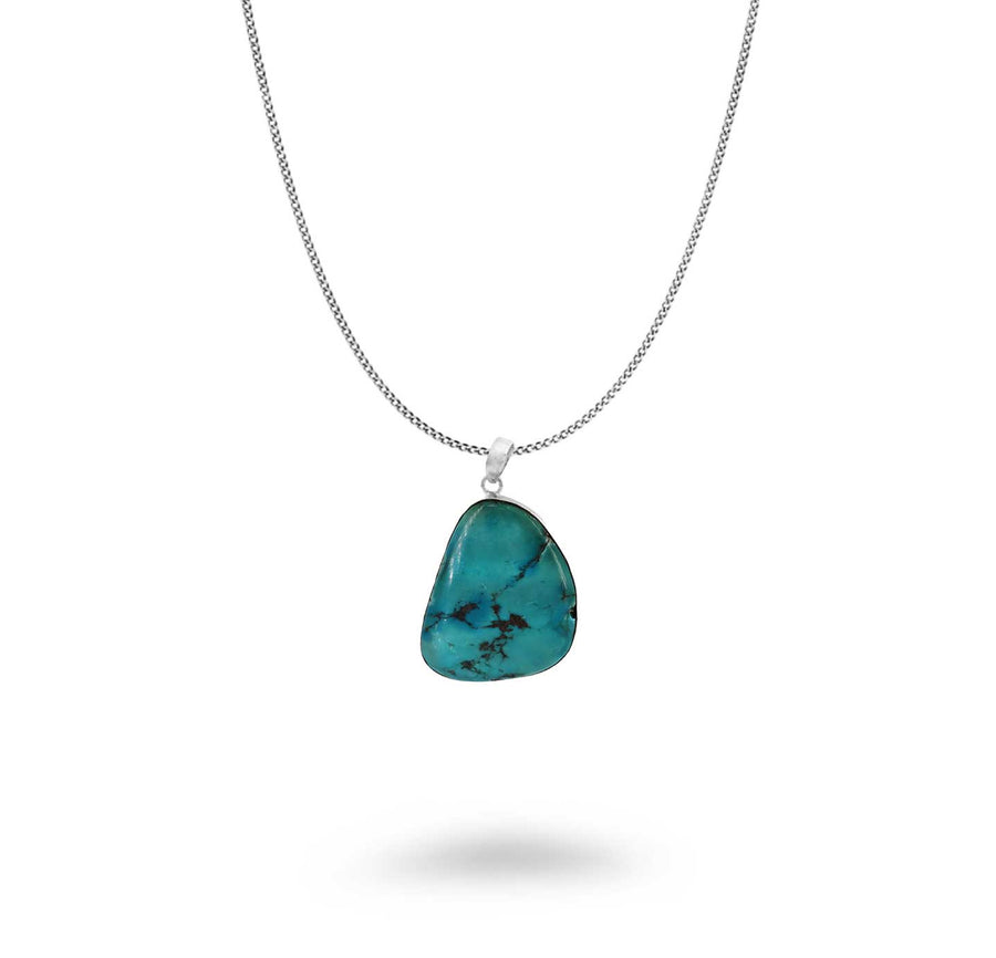 Free Formed Turquoise 38mm Necklace