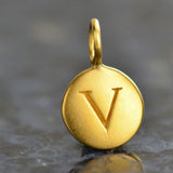 Circle Capital Letters Necklace