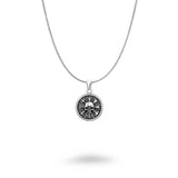 Strength of a Viking - Vegvisir Skull Necklace