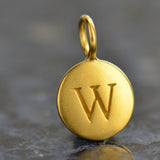 Circle Capital Letters Necklace