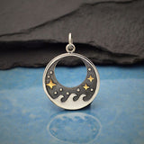 Wave and Stars Necklace