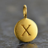 Circle Capital Letters Necklace