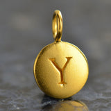 Circle Capital Letters Necklace