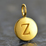 Circle Capital Letters Necklace